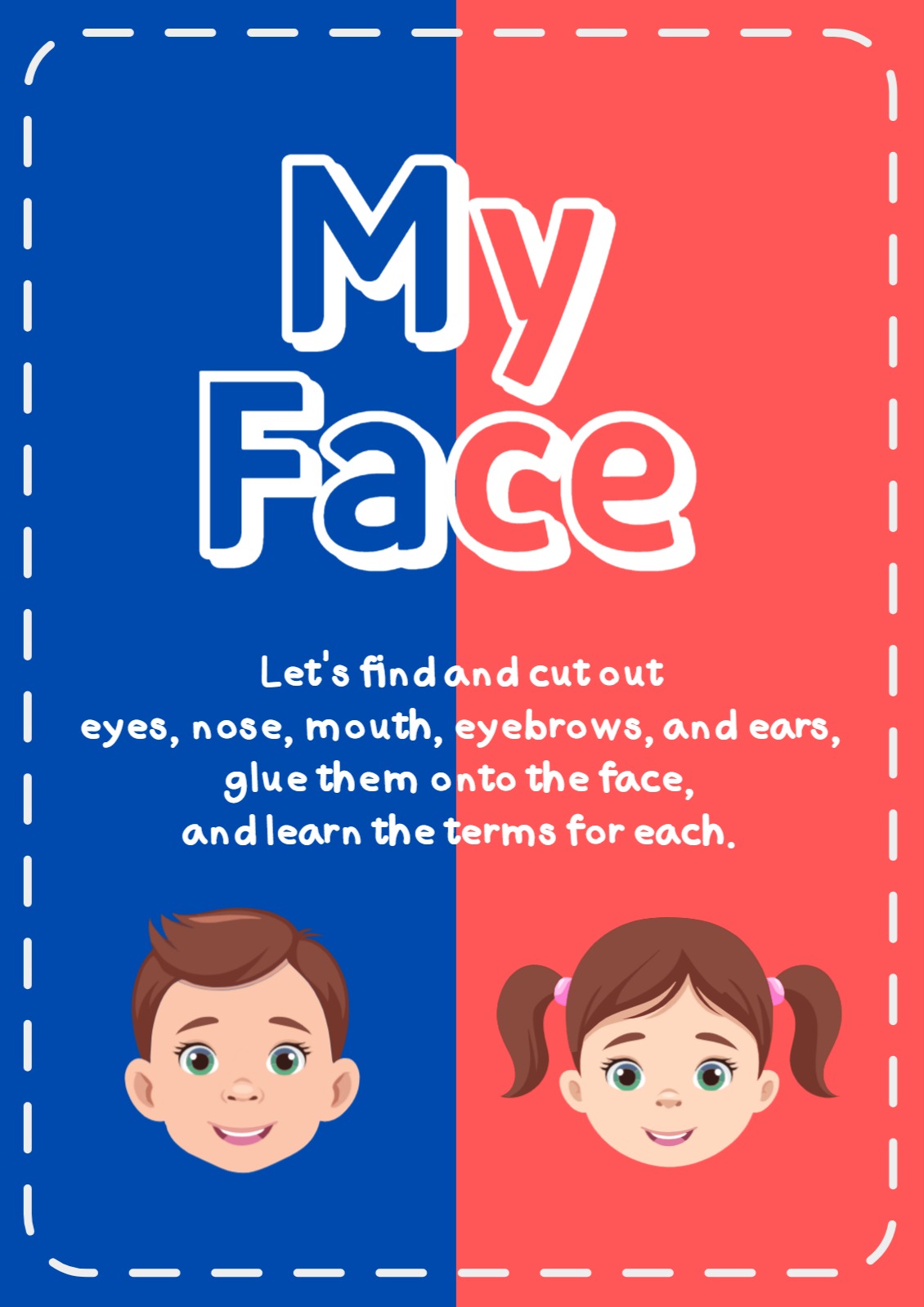 나의 얼굴 파트 알아보기