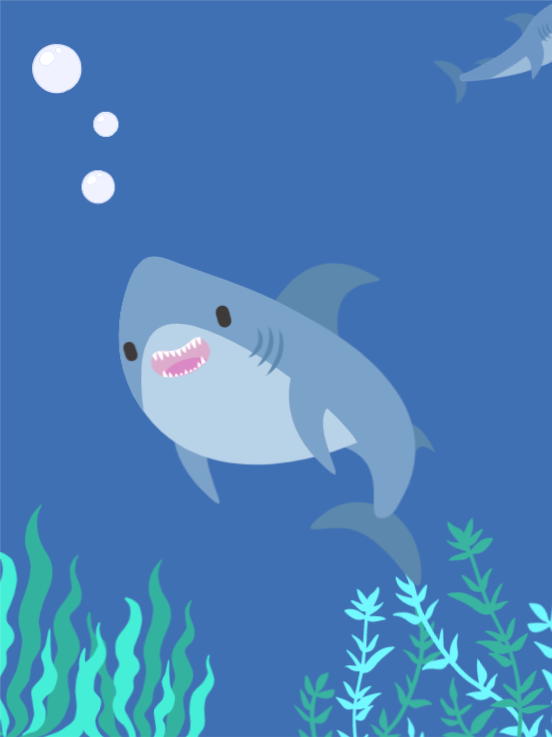 바닷속 아기상어