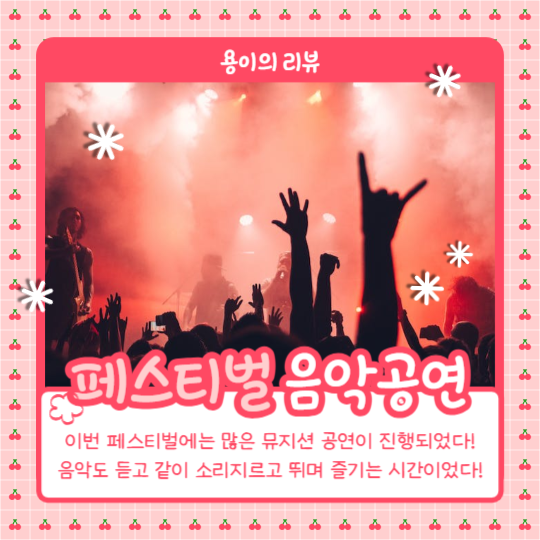 페스티벌 방문리뷰 (카드뉴스)