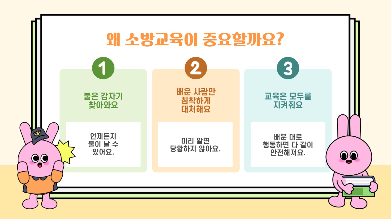 어린이를 위한 소방교육