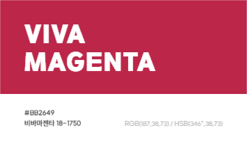 비바마젠타 명함