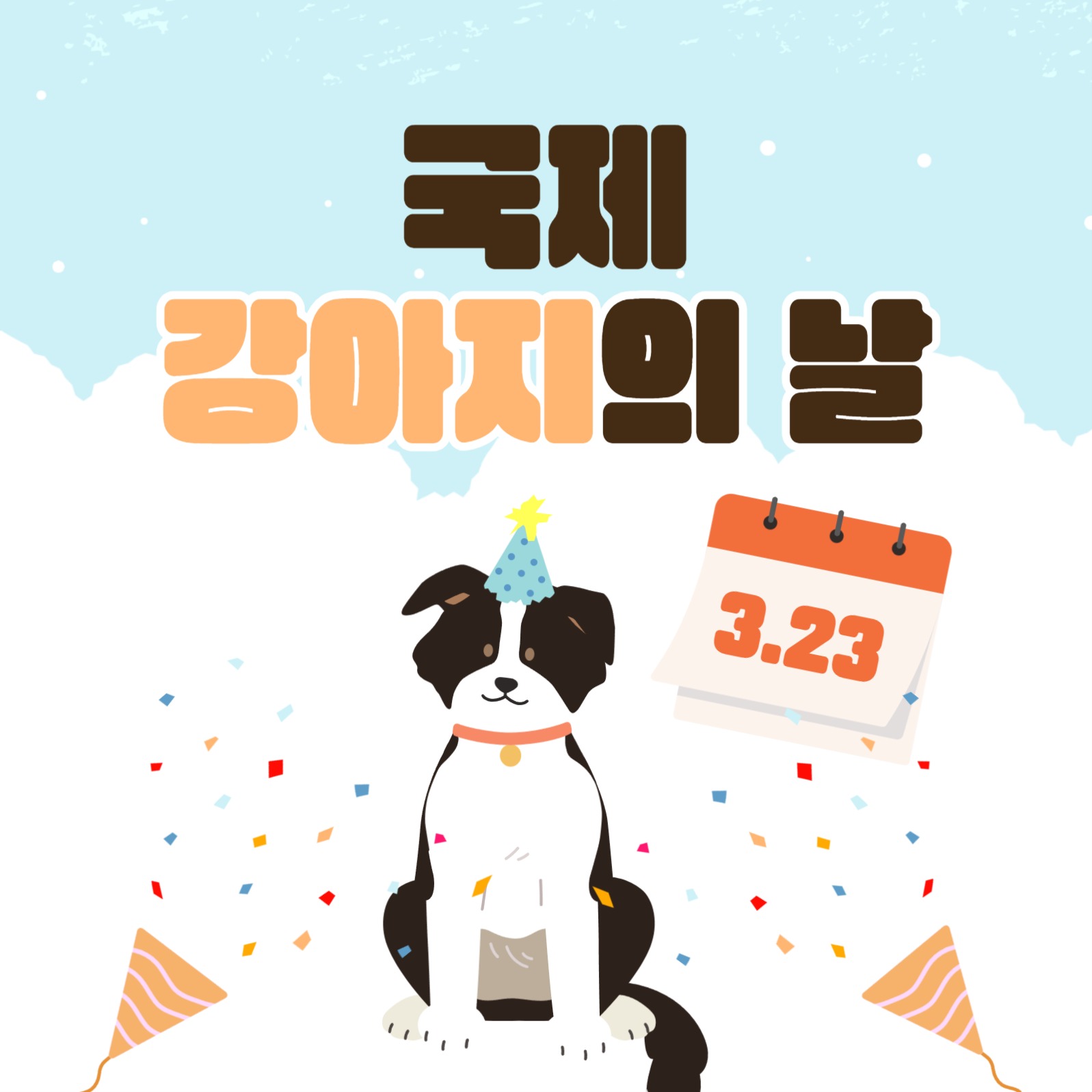 국제 강아지의 날 인스타그램 게시물