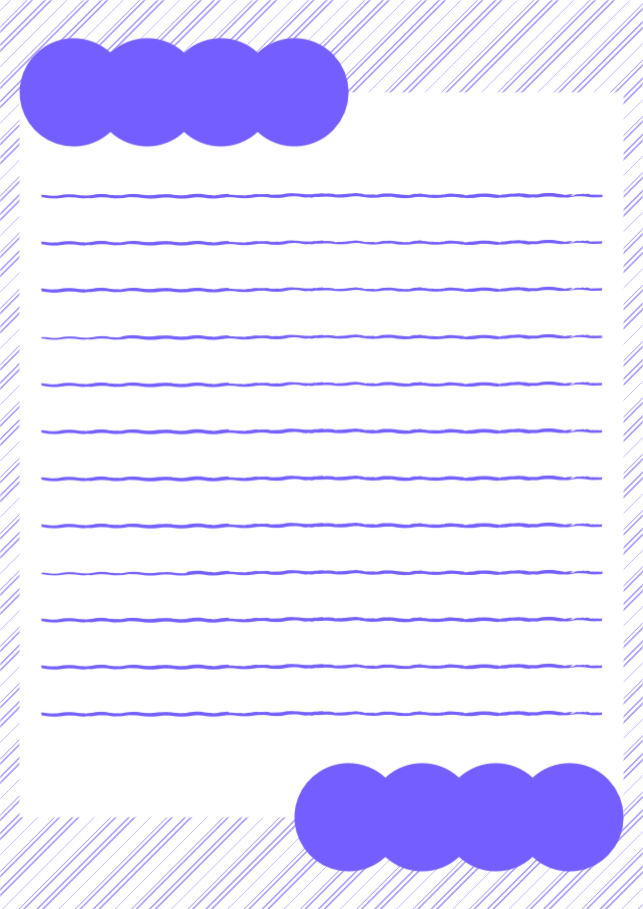 사선 스트라이프 배경 편지지