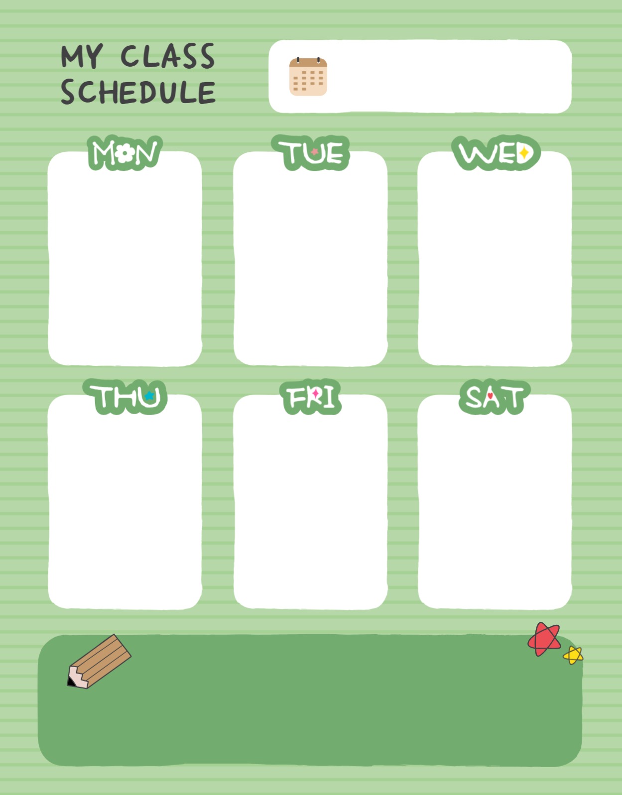 나의수업스케줄