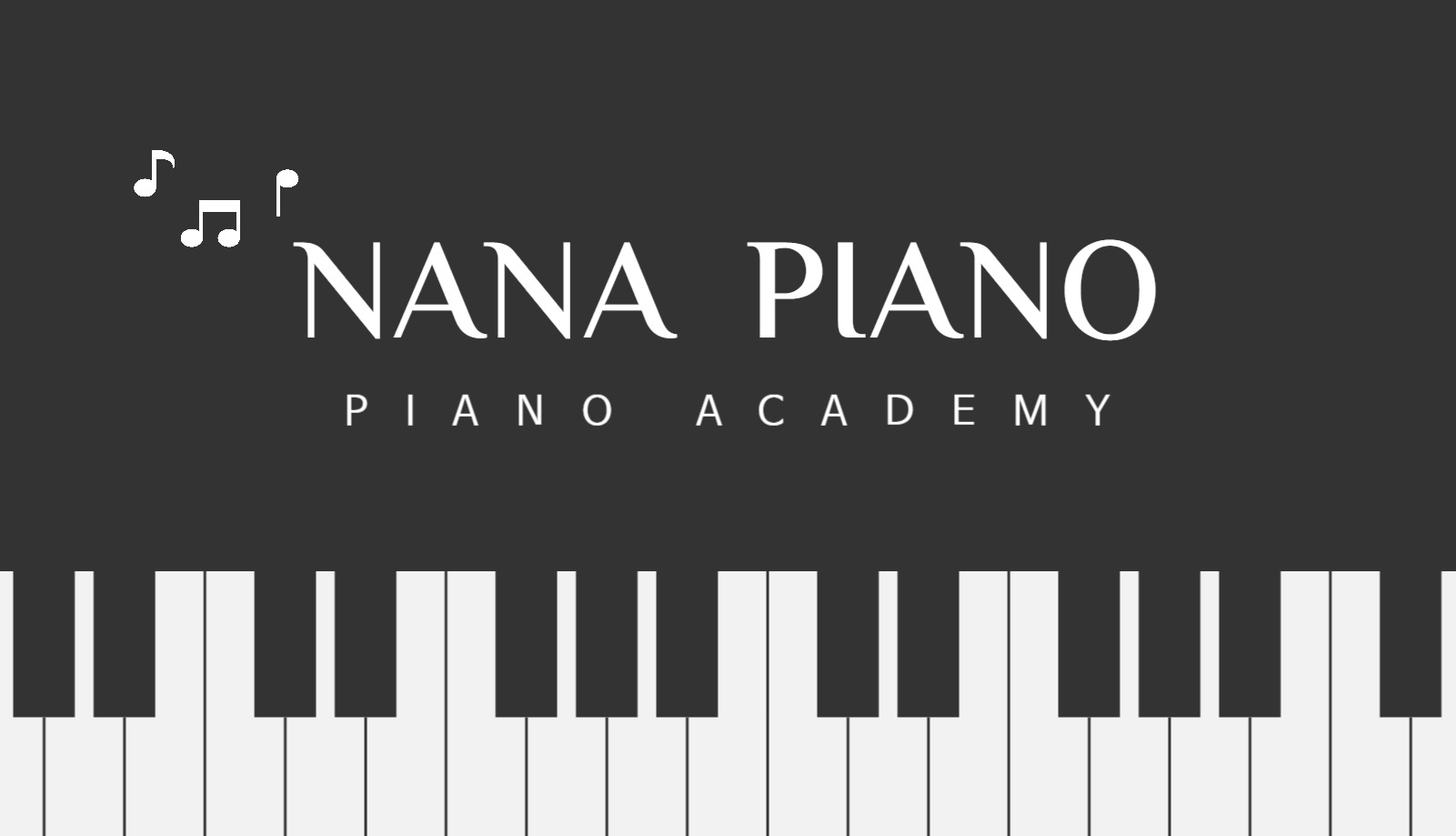 피아노 학원 명함