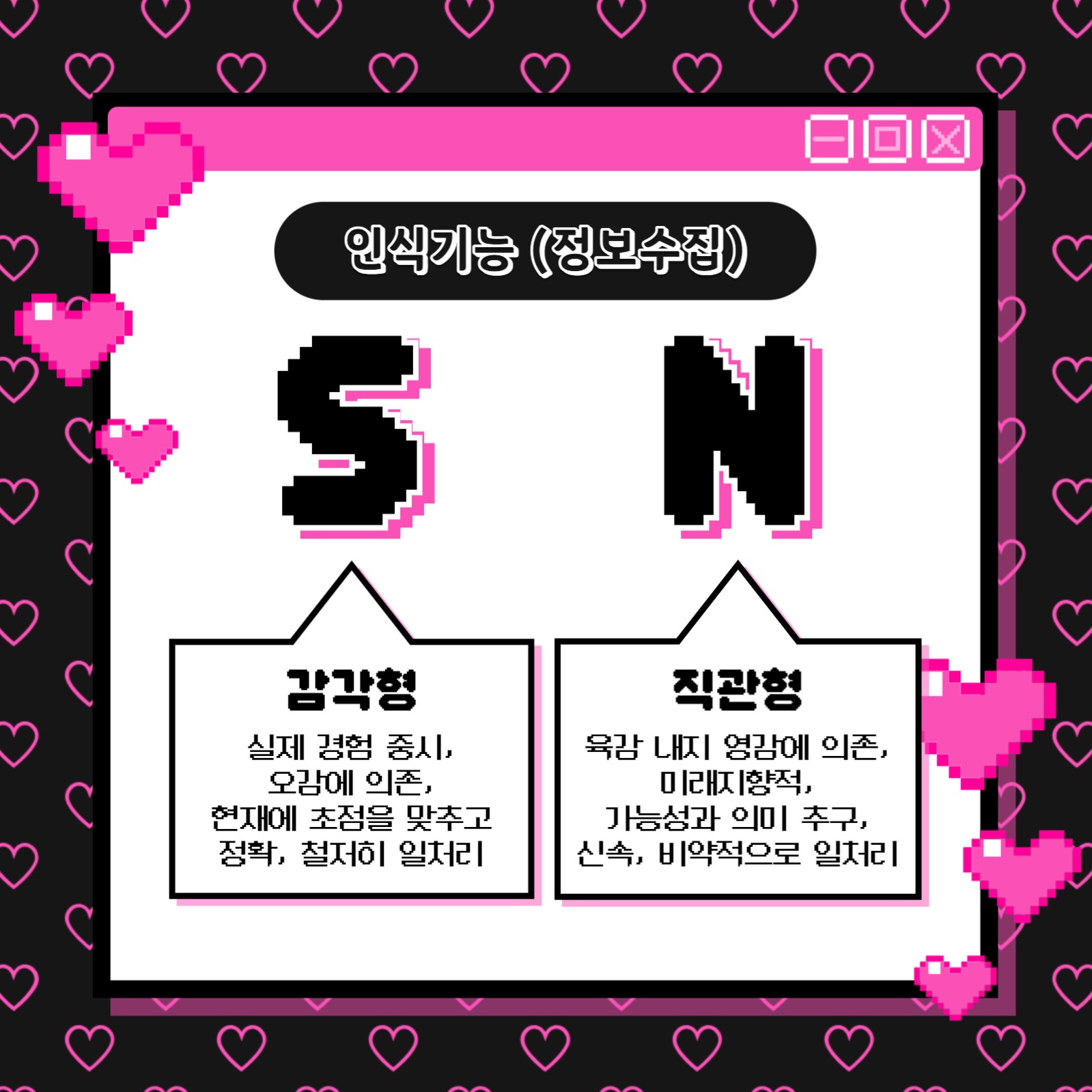 mbti 성격유형 카드뉴스