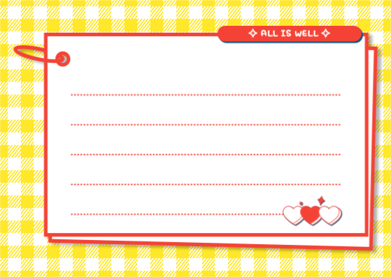 다 잘 될 거야 하트 카드 엽서