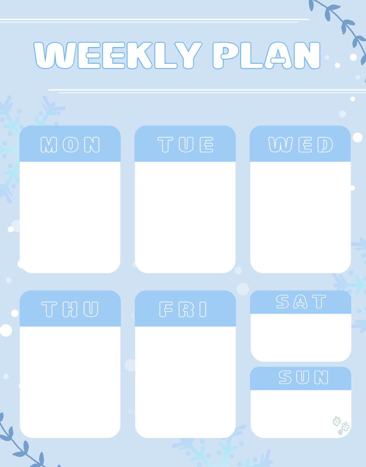 굿노트 주간 플랜