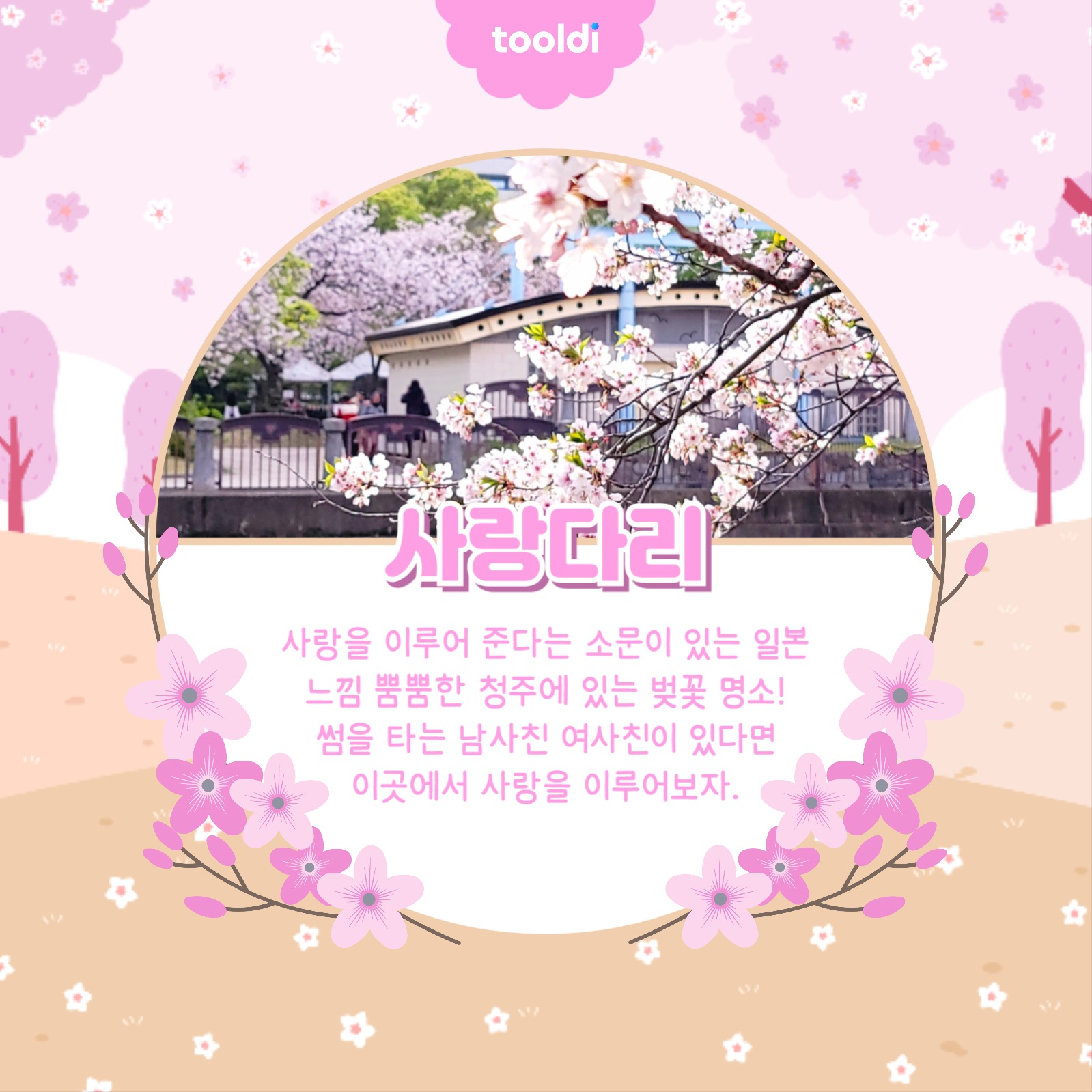 벚꽃 명소 알아보기 카드뉴스