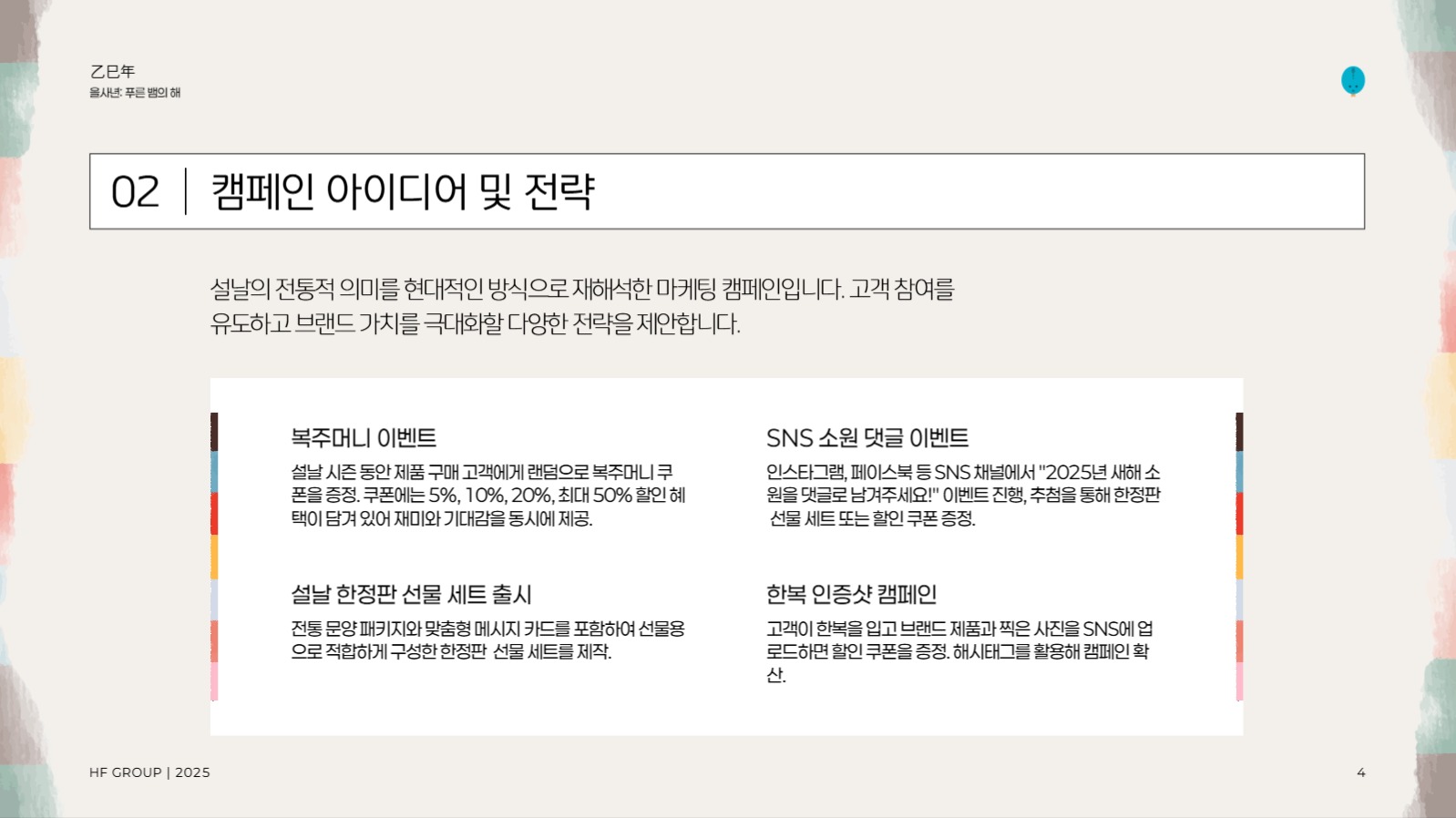 설날 마케팅 캠페인 제안서