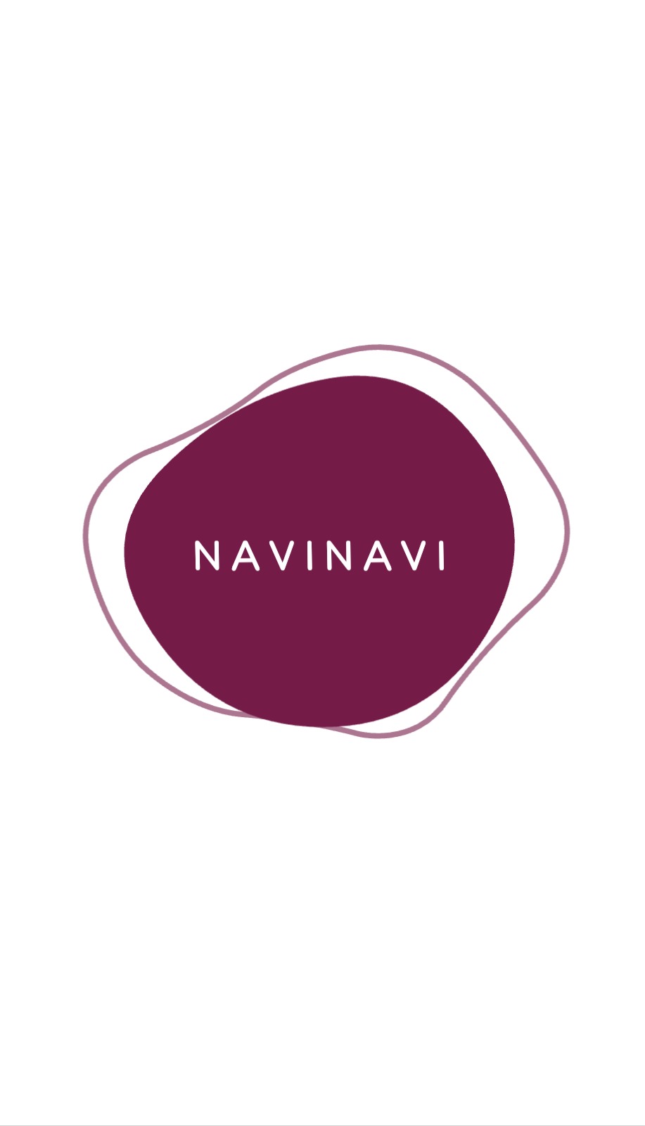 와인 감성 라인 원형 로고 명함