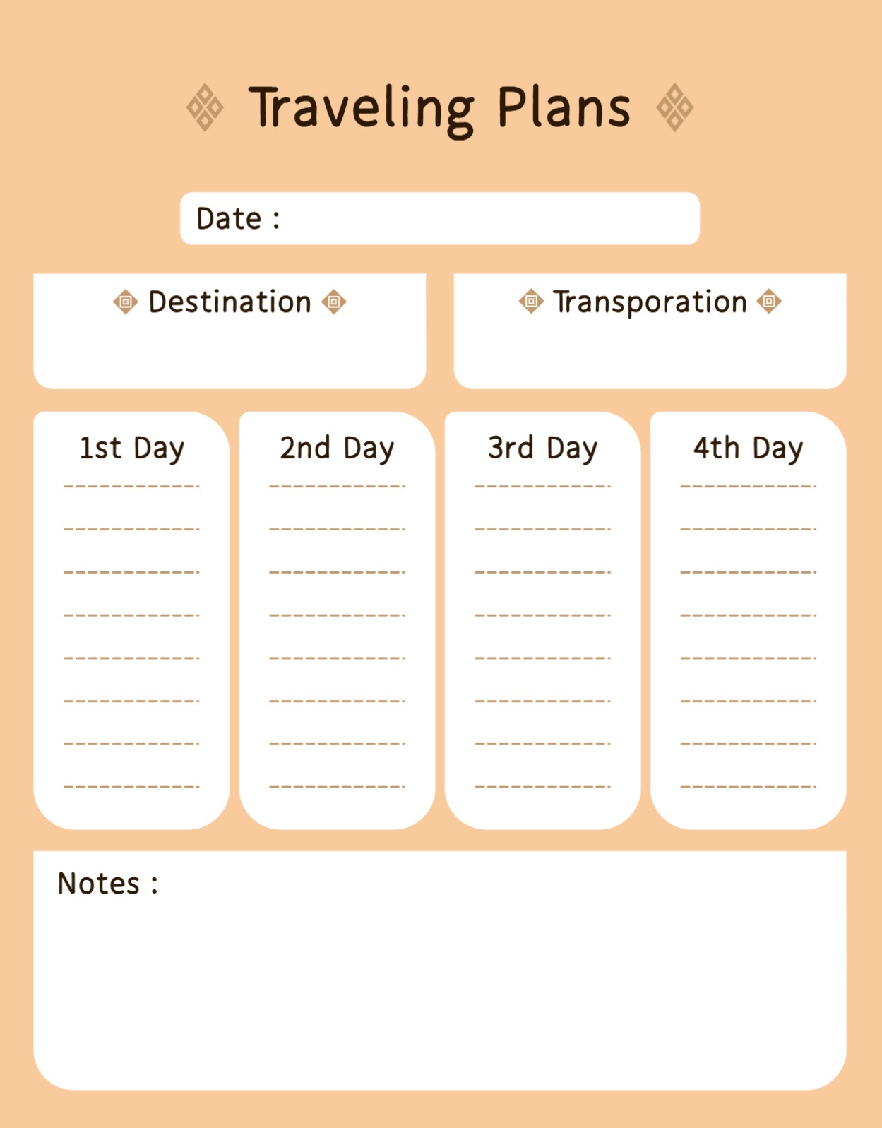 여행계획굿노트