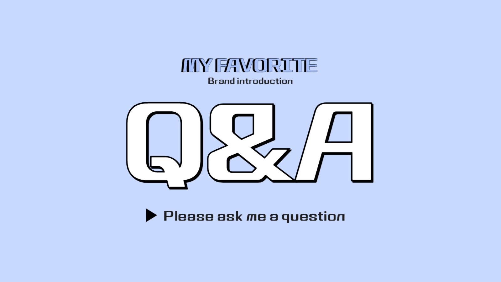 브랜드 소개서 발표ppt