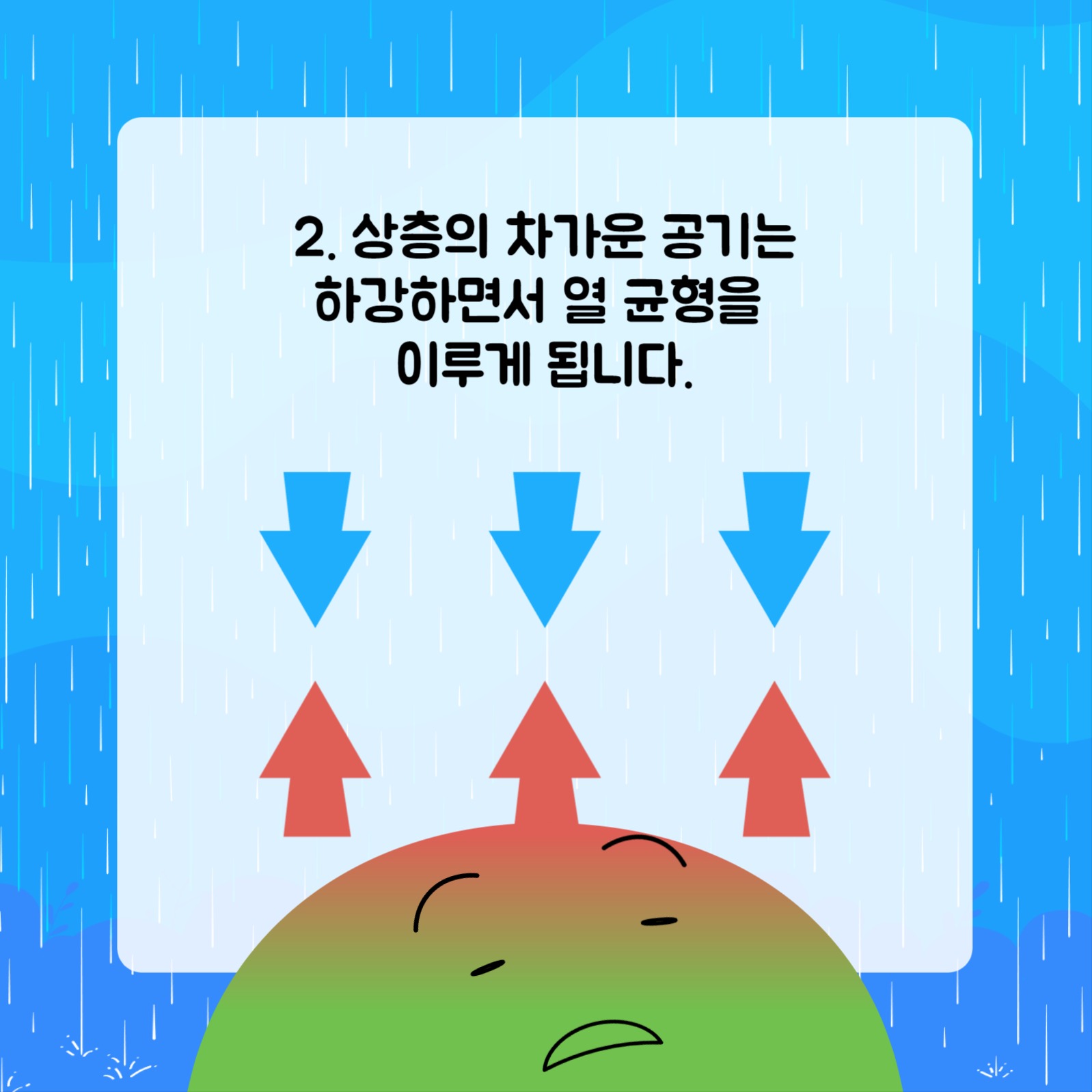 비가 오는 이유 카드뉴스
