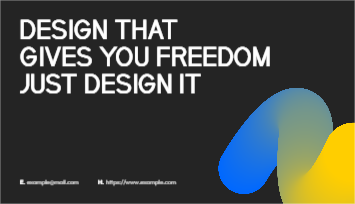 디자인팀의 명함