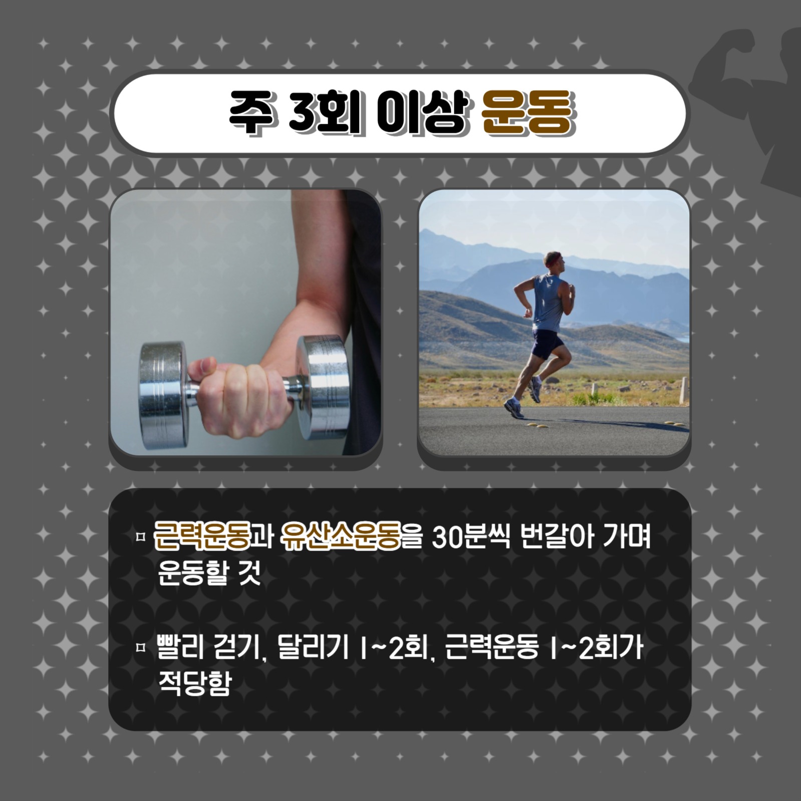 근육량 늘리는 방법 카드뉴스