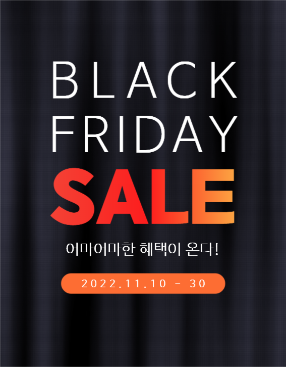 블랙프라이데이 기획전