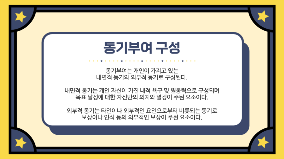 동기부여의 정의와 역할 프레젠테이션