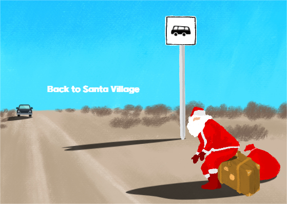 크리스마스가 끝난 후 엽서