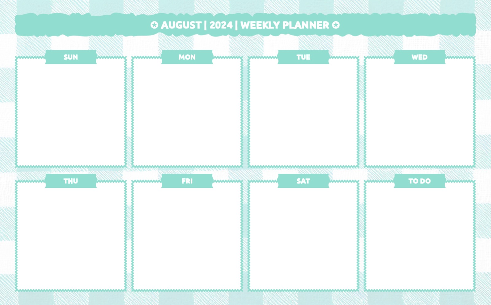 주간 계획표 체크 배경 속지 굿노트