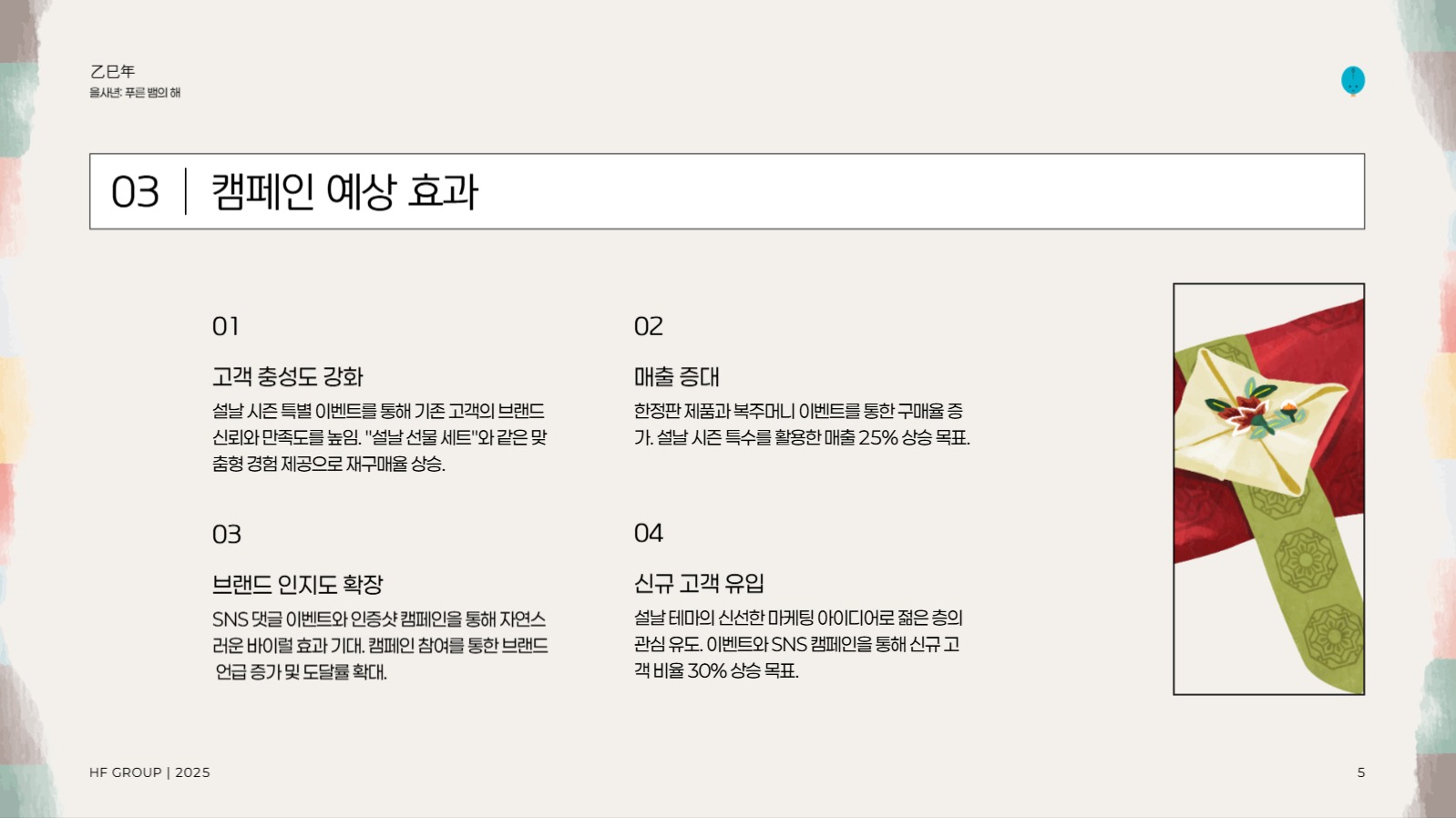 설날 마케팅 캠페인 제안서