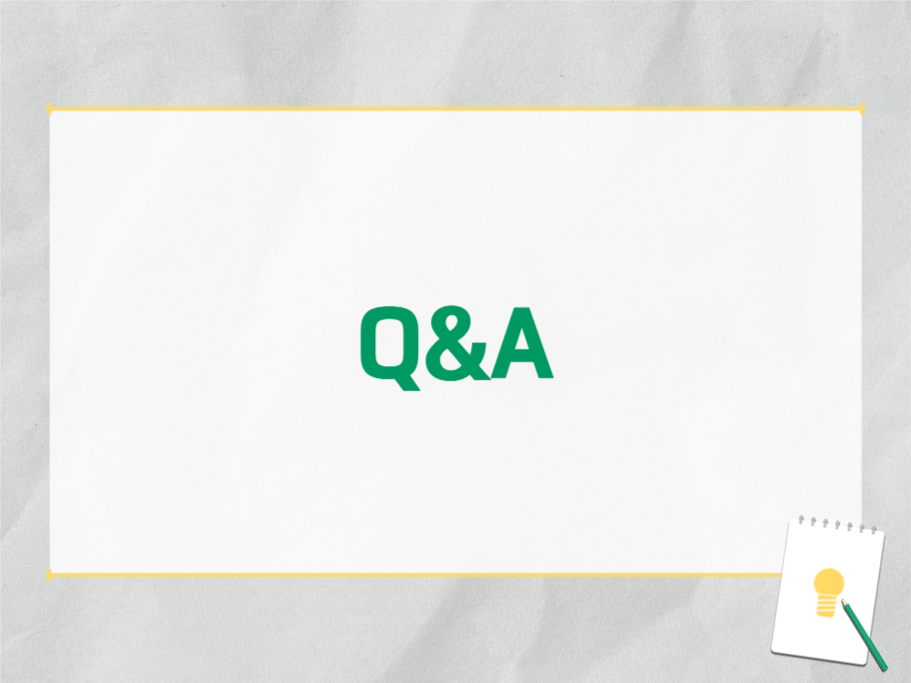 깔끔한 노트&전구 프레젠테이션