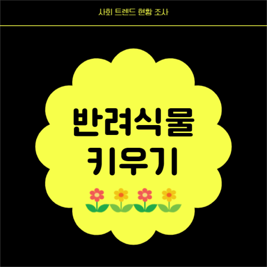 반려식물 키우기 (카드뉴스)