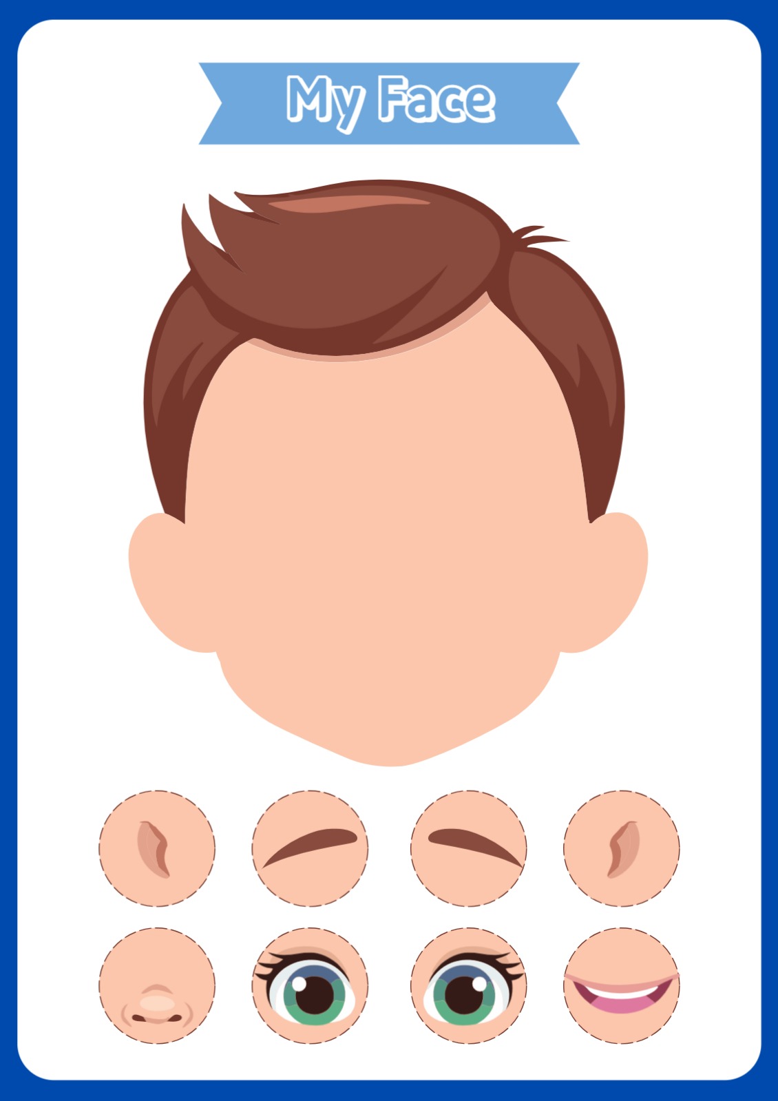 나의 얼굴 파트 알아보기