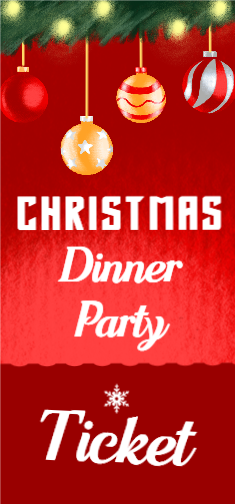 크리스마스 디너파티 티켓
