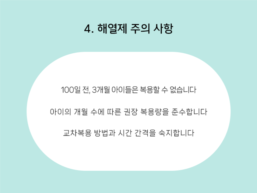 해열제 교차복용 방법 프레젠테이션