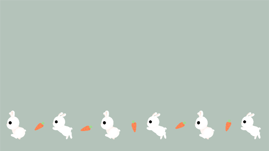 토끼와 당근 PC배경화면