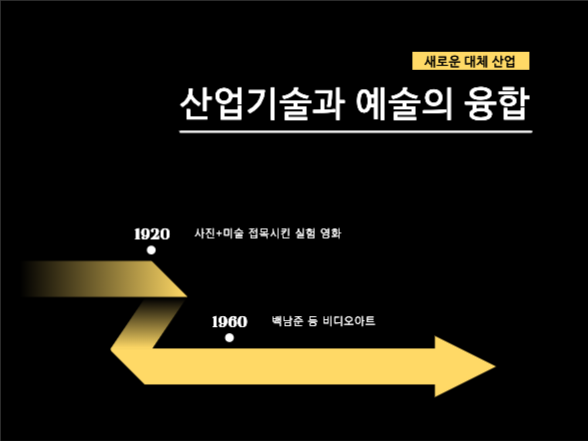 모던한 프레젠테이션 |  미디어아트