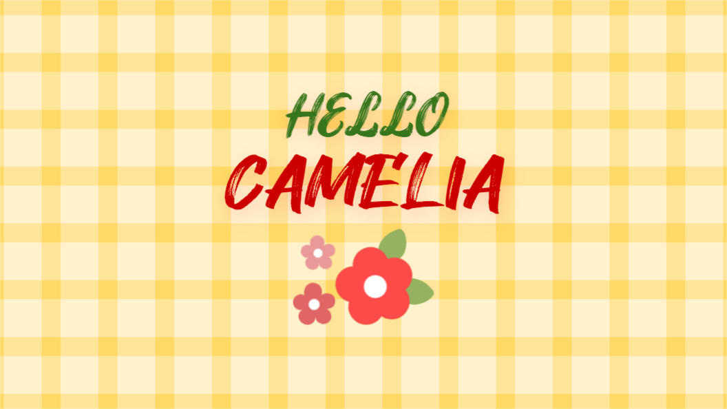 카멜리아 봄 배경화면