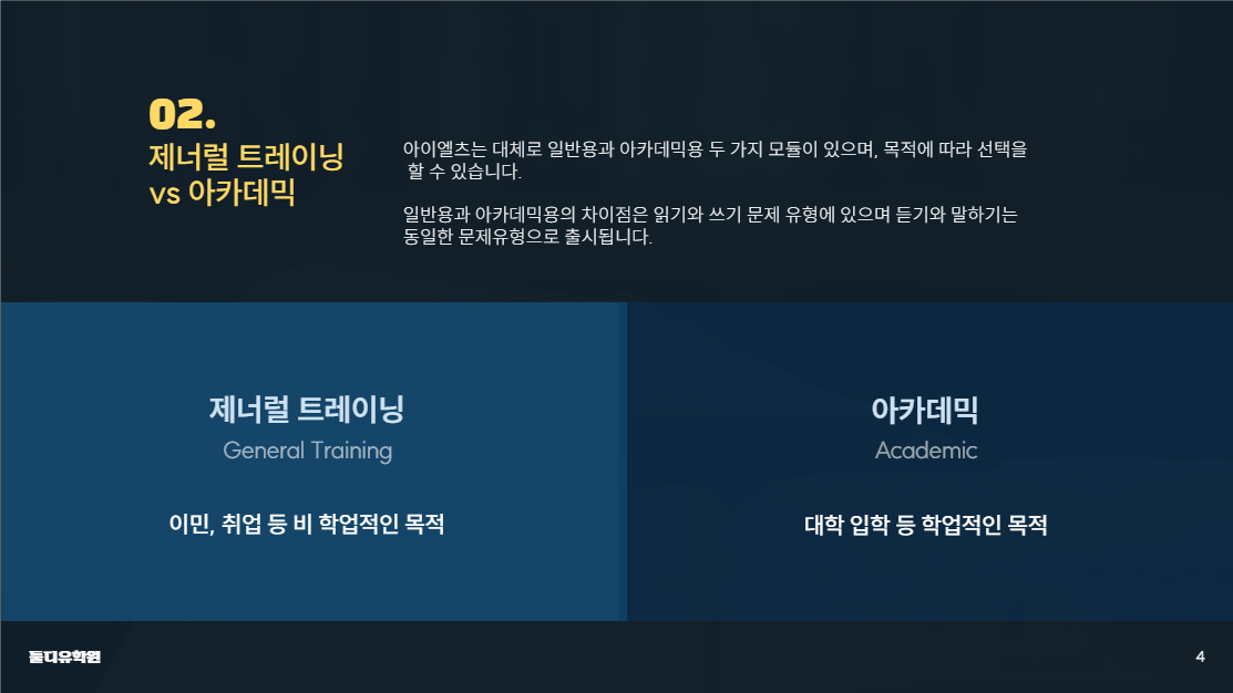 유학을 준비한다면 아이엘츠부터