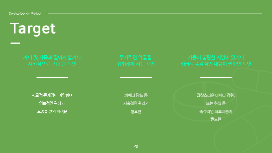 의료 서비스 제안 발표 프레젠테이션