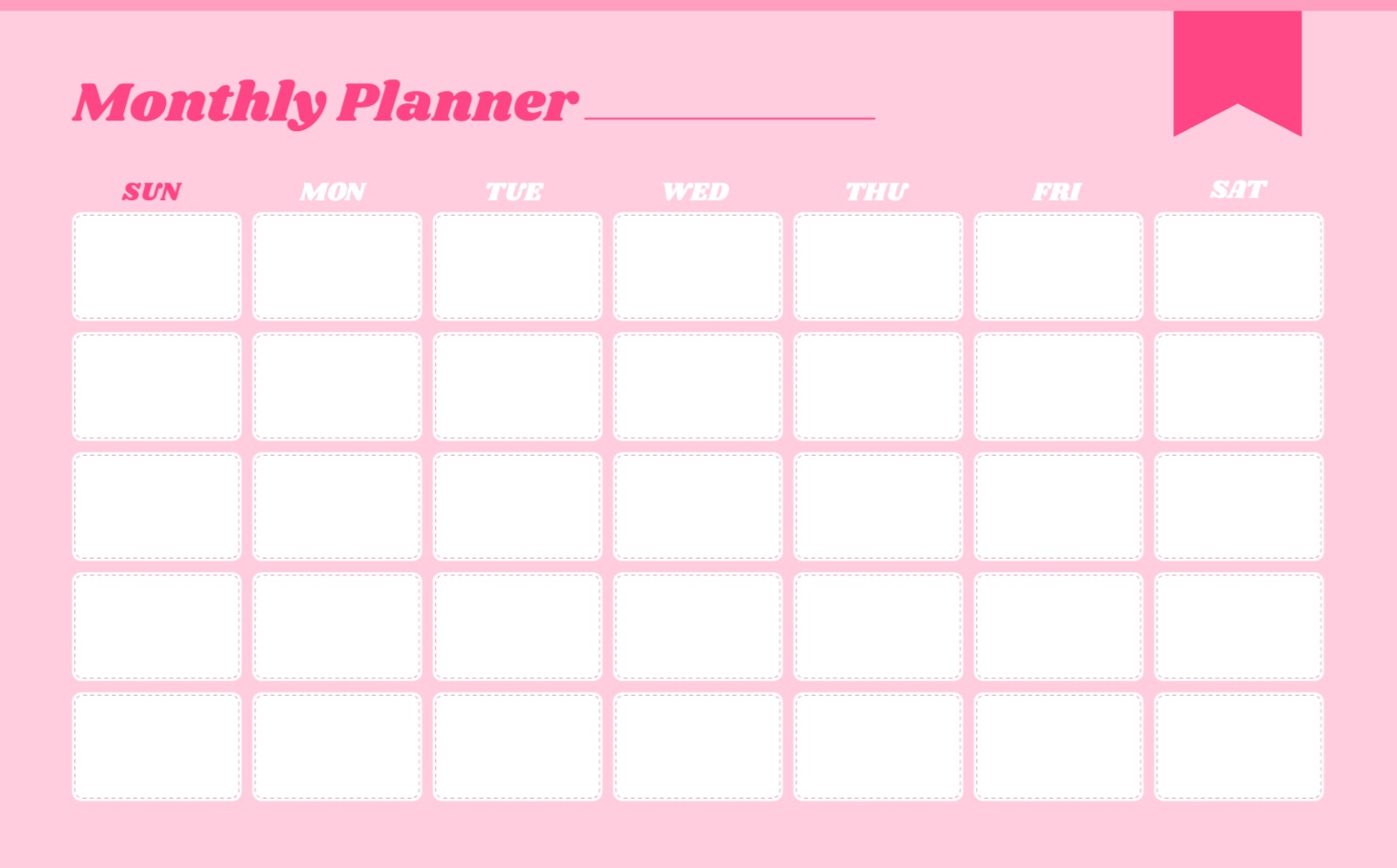 만년형 월별 플래너